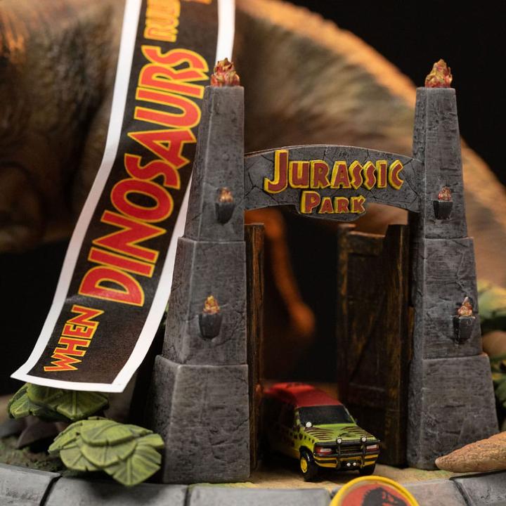 Immagine prodotto Iron Studios Jurassic Park Mini Co. Figura in PVC T-Rex Illusion Deluxe 15 cm