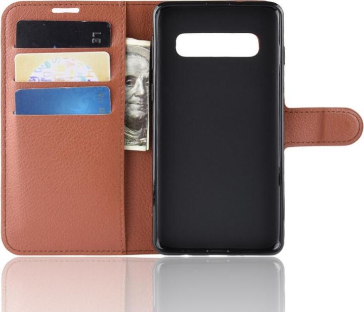 Actual product image Cover-Discount Leather case cover with card slots (Samsung Galaxy S10)