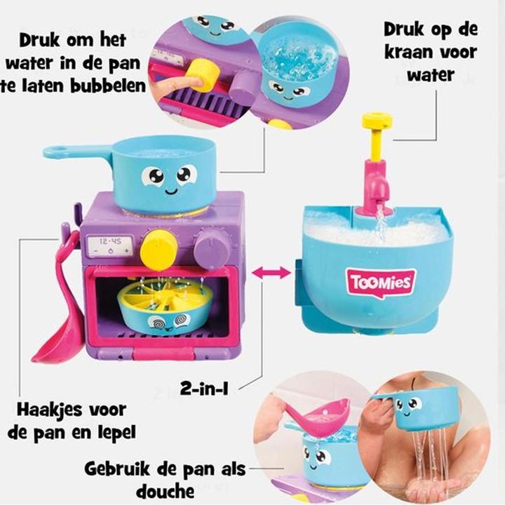 Actual product image Tomy Bubbles and Baking - Kitchen for the bathroom