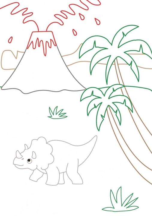 Image du produit Mon premier grand livre de coloriage magique : Dinos & Dragons