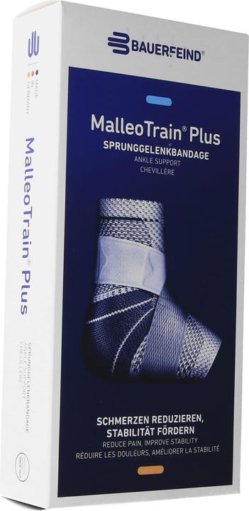 Actual product image MalleoTrain Plus active bandage left titanium (2)