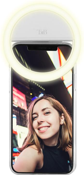 Actual product image T'nB Influence LED Ring Clip for Smartphone, 6500K,125 mAh Battery