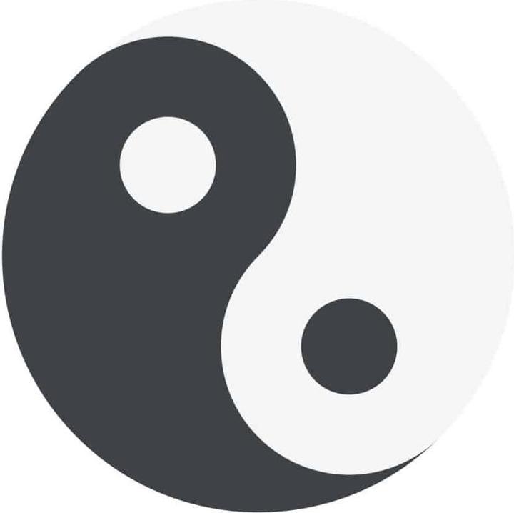 Image du produit Emojione Emoji Yin Yang (40 x 40 cm)