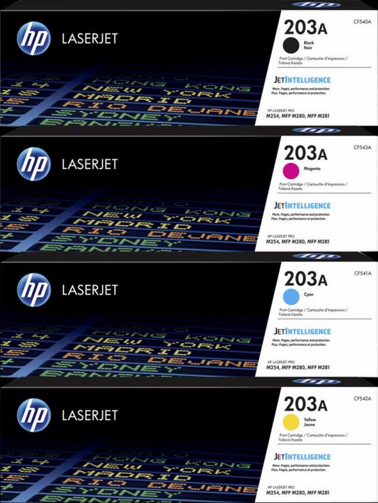 Actual product image HP 203A Toners Combo Pack