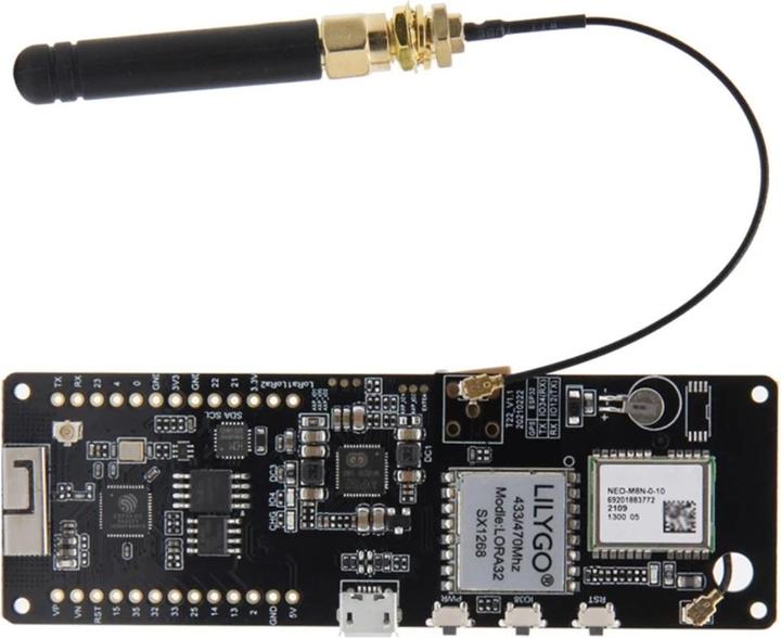 Produktbild Lilygo TTGO T-Beam ESP32 868MHz LoRaWAN NEO-M8N GPS Board