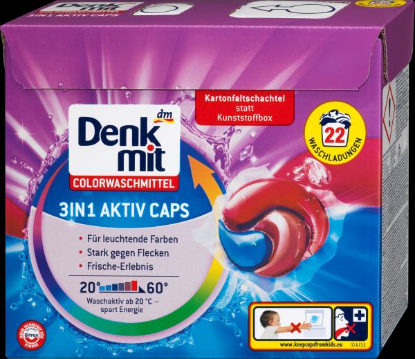 Actual product image dm Denkmit 3in1 Active Caps (22 Washing cycles, Caps)
