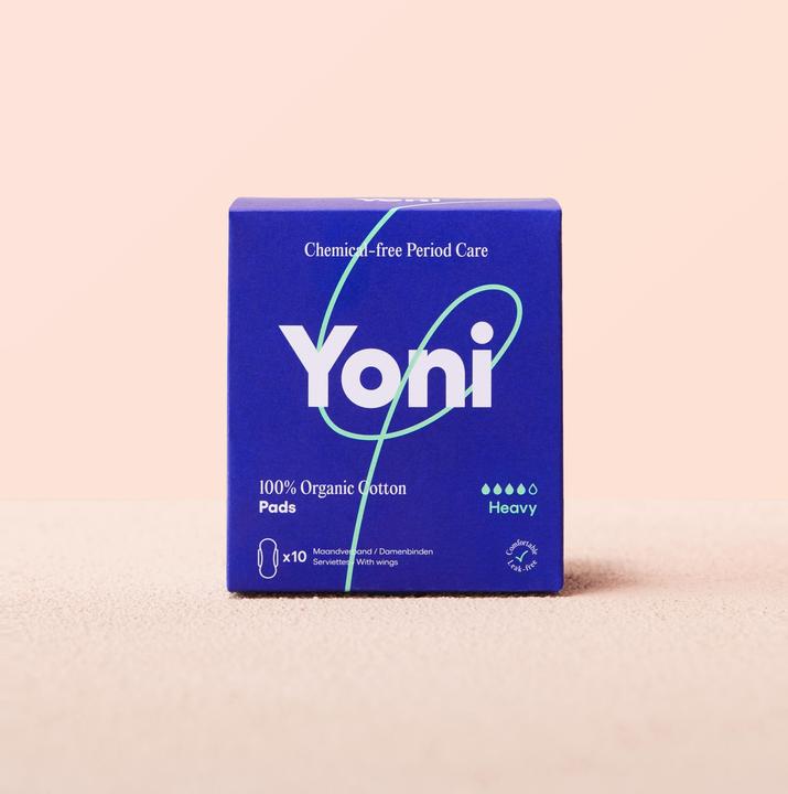 Produktbild Yoni Binden - maxi mit Flügeln - 100 Bio-Baumwolle - 10 Stk (10 x, Damenbinden)