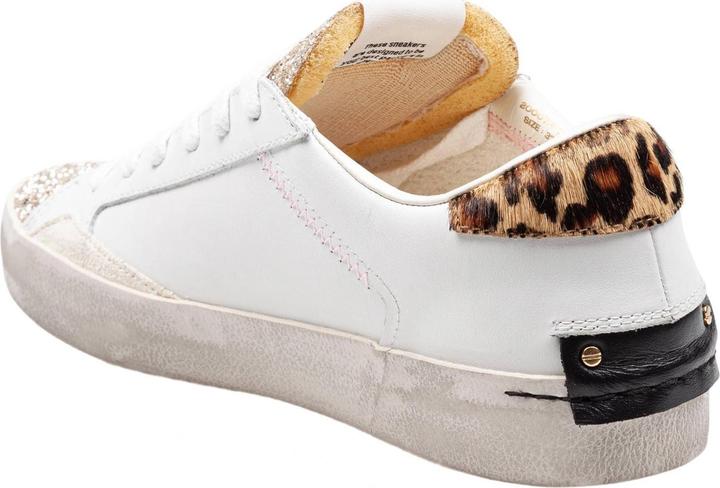 Immagine prodotto Crime London Crime distressed sneakers in leather and suede color white (39)