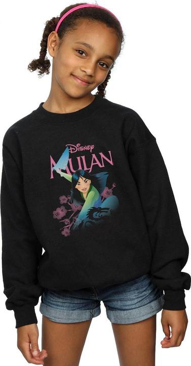 Actual product image Disney Girls Mulan My Own Hero Sweatshirt (116)