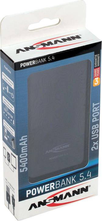 Actual product image Ansmann Powerbank 5.4 (5000 mAh, 20 Wh)