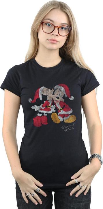 Produktbild Disney Mickey And Minnie Christmas Kiss TShirt (L)
