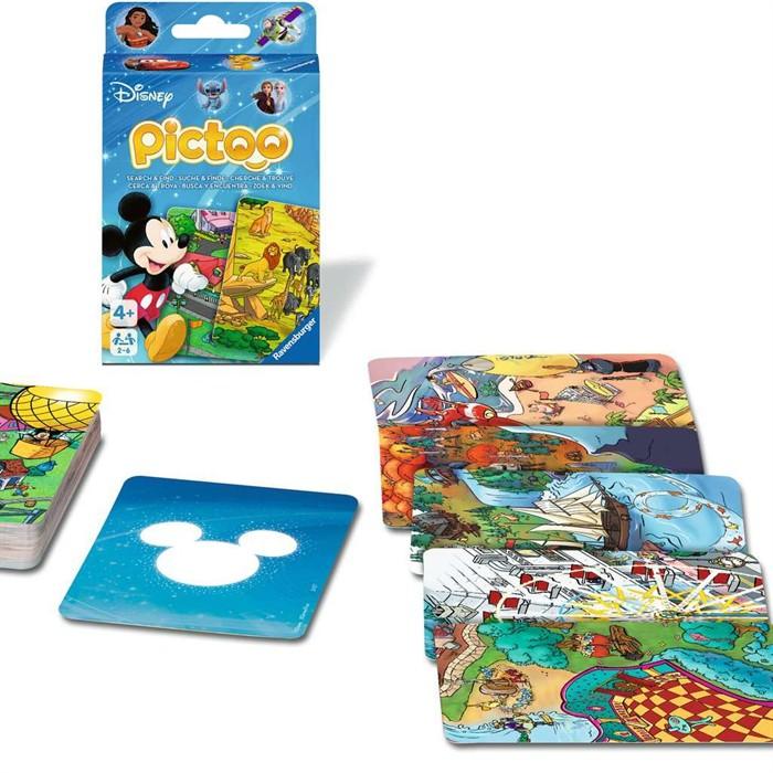 Actual product image Ravensburger 23478 - Pictoo Disney Card Game - Quick card search game for children aged 4 and over (Multilingual)