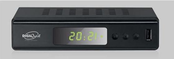 Produktbild Digiquest Twin Tuner Small Edition Ethernet (RJ-45), Full HD Terrestrisch Schwarz (DVB-T2)