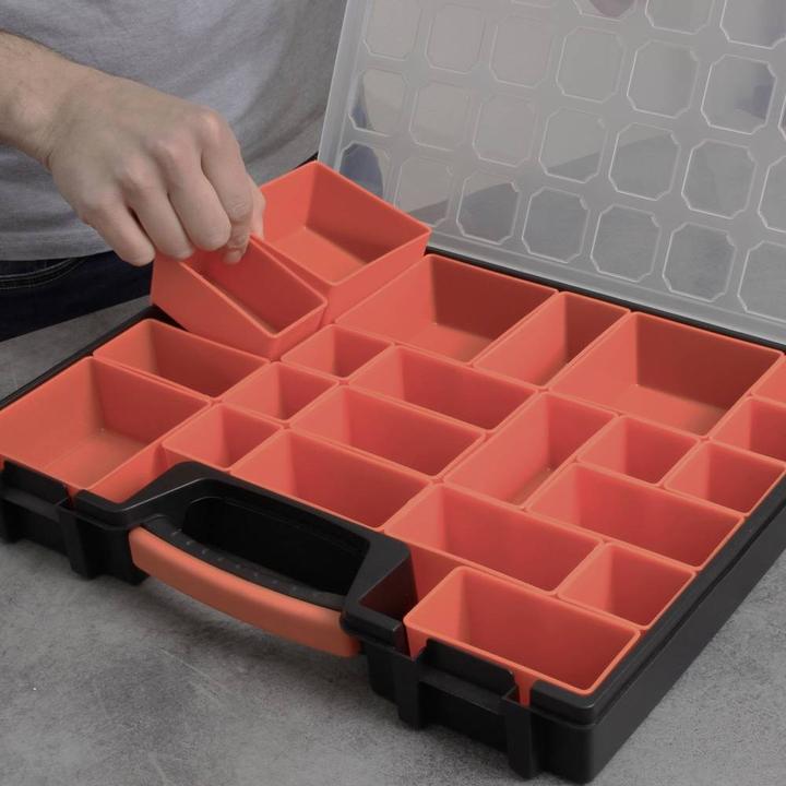 Actual product image Quadrios 23SA093 Assortment box (L x W x H) 42 x 32.5 x 6 cm Number of compartments: 2