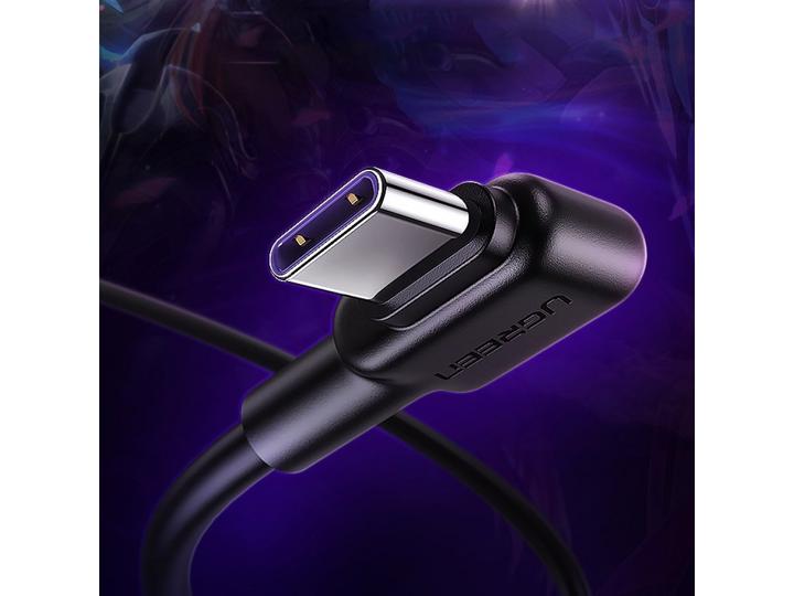 Image du produit Ugreen USB-C Huawei SuperCharge en design L à 90 degrés (USB 3.0)