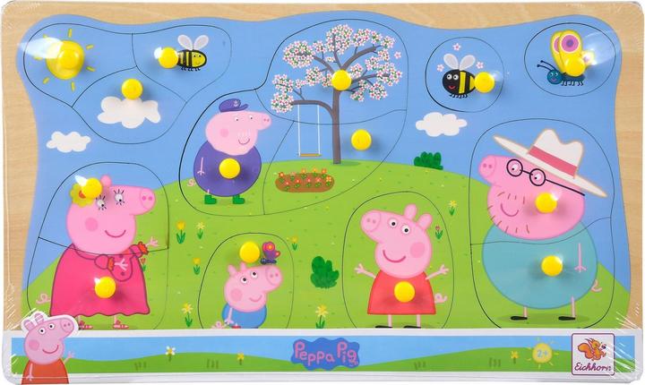 Image du produit Eichhorn Peppa Pig, puzzle à encastrement, 4-sort. (14 pièces)