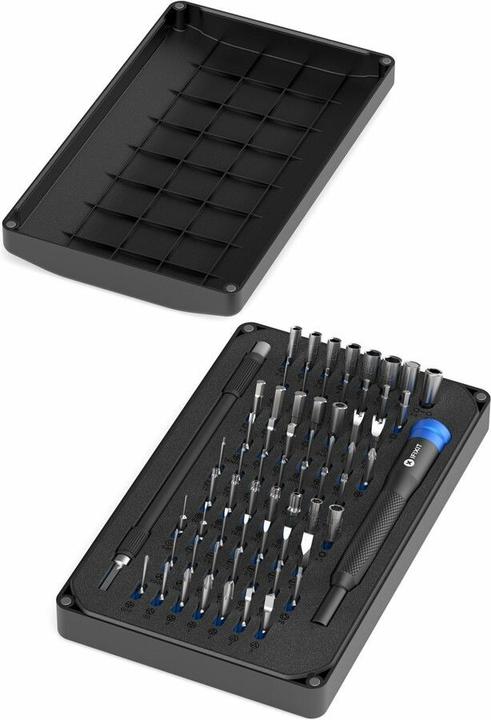 Produktbild iFixit Mako Precision Bit Set (1, 2, T TR 10, TR8, T TR 15, T TR 20, T TR 25, J 00, Y0, J 000, J 1, 1mm, J 0, PH0000, Y 00, Y 000, P6, Y 1, 0.7 mm, TR9, TR7, TR6, 4 mm, 2 mm, PH1, 5 mm, PH2, 4.5 mm, 1.3 mm, T3, 0.9 mm, 3.5 mm, T2, PH00, T5, P2, T4, 2.5 mm, 5.5 mm, PH0, 3 mm, P5, 1.5mm)