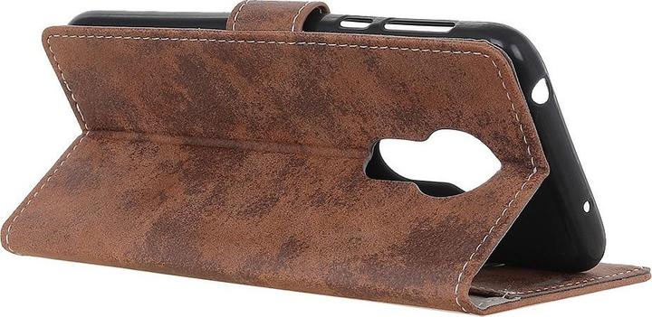 Actual product image Cover-Discount Nokia 5.3 - Vintage Case Suede Optics brown (Nokia 5.3)