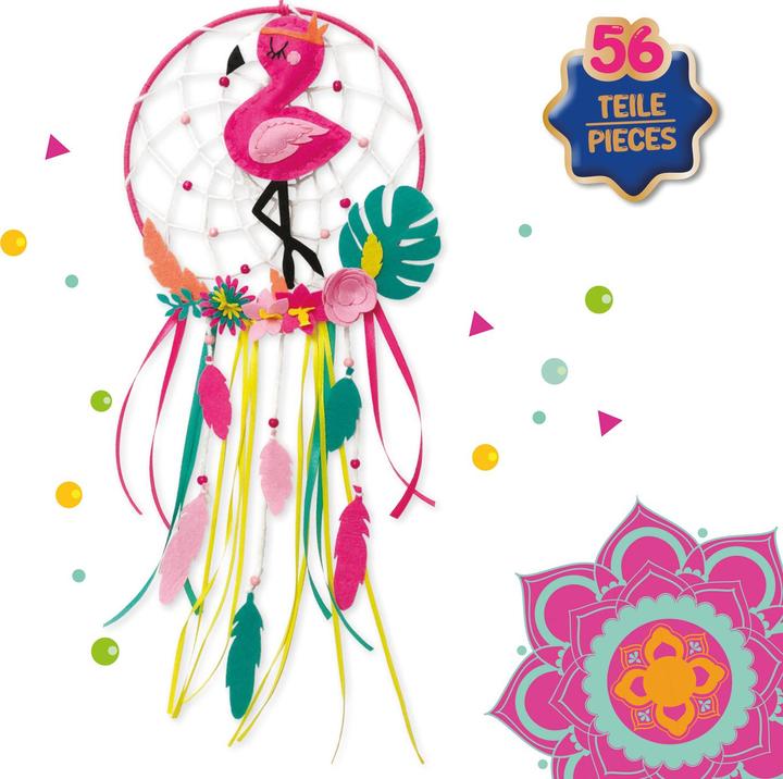 Actual product image Lena Dream catcher flamingo