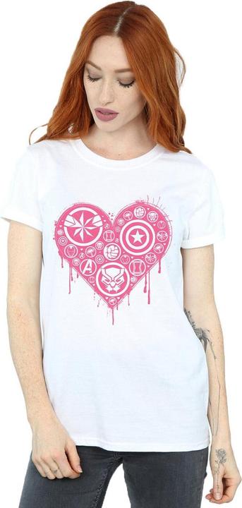 Image du produit - T-shirt HEART AVENGERS - Femme (5XL)