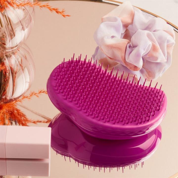 Actual product image Tangle Teezer Fine & Fragile Berry Bright professional hair brush