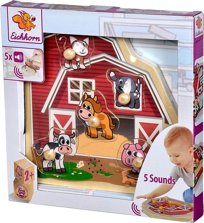 Actual product image Eichhorn Puzzle with sound (5 pieces)