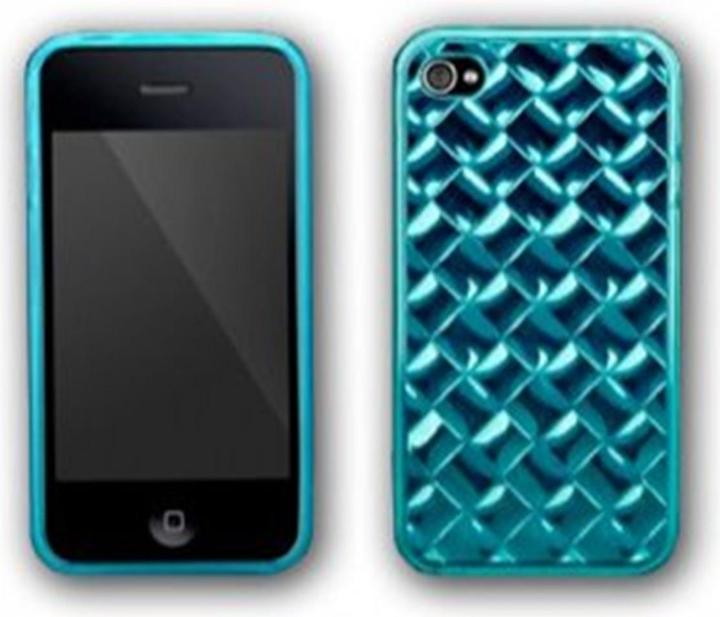 Image du produit More-Thing Handwoven Series - pour iPhone 4 - bleu mer de corail (Apple iPhone 4)