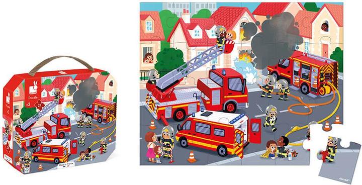 Produktbild Janod Feuerwehr (24 Teile)