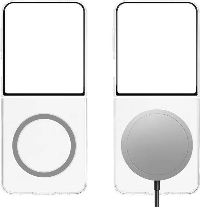 Actual product image Samsung Clear Case mit Qi2 (Samsung Galaxy Z Flip 7)