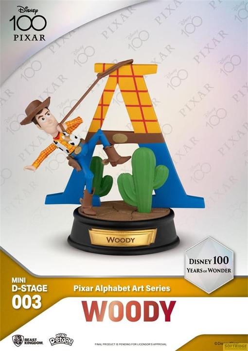 Immagine prodotto Beast Kingdom Mini diorama Disney 100 anni di meraviglie - Arte dell'alfabeto Pixar