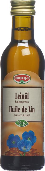 Immagine prodotto Morga Olio di lino spremuto a freddo organico (100 ml)