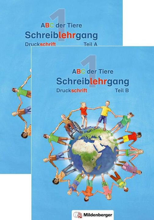 Produktbild ABC der Tiere 1 - Schreiblehrgang Druckschrift, Teil A und B. Neubearbeitung (Deutsch, Rosmarie Handt, Kerstin Mrowka-Nienstedt, Klaus Kuhn, Heike Treiber, 2024)