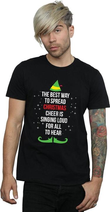 Produktbild Elf Christmas Cheer Text TShirt (S)
