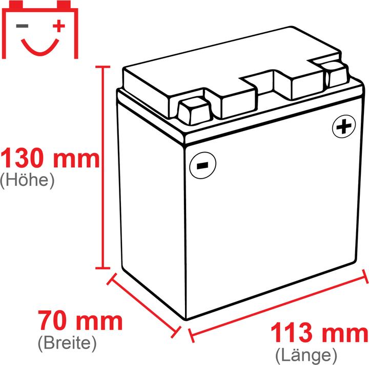 Produktbild Yuasa YTX7L-BS (12 V, 6.30 Ah, 100 A)