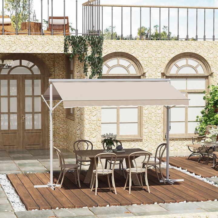 Produktbild Outsunny Standmarkise mit Kurbel (2.94 m)