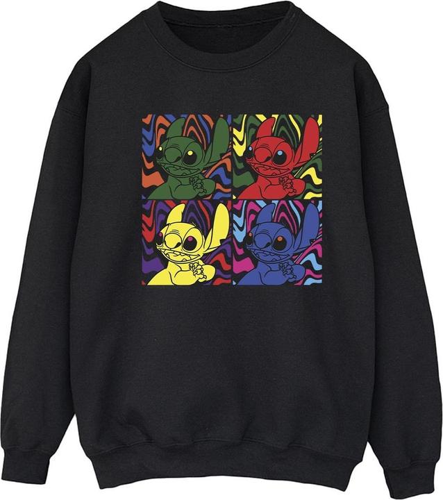 Actual product image Disney Womens/Ladies Lilo & Stitch Pop Art Sweatshirt (XL)