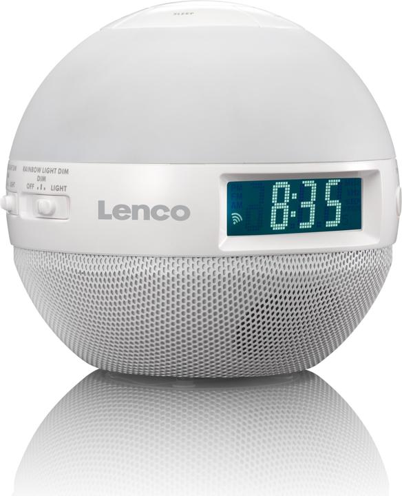 Produktbild Lenco Wellness Wecker mit Radio, 7 Farben und 3 Musik Tönen!