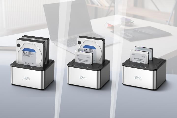 Produktbild Digitus USB 3.0 Duale SATA HDD Dockingstation 2,5"/ 3,5
