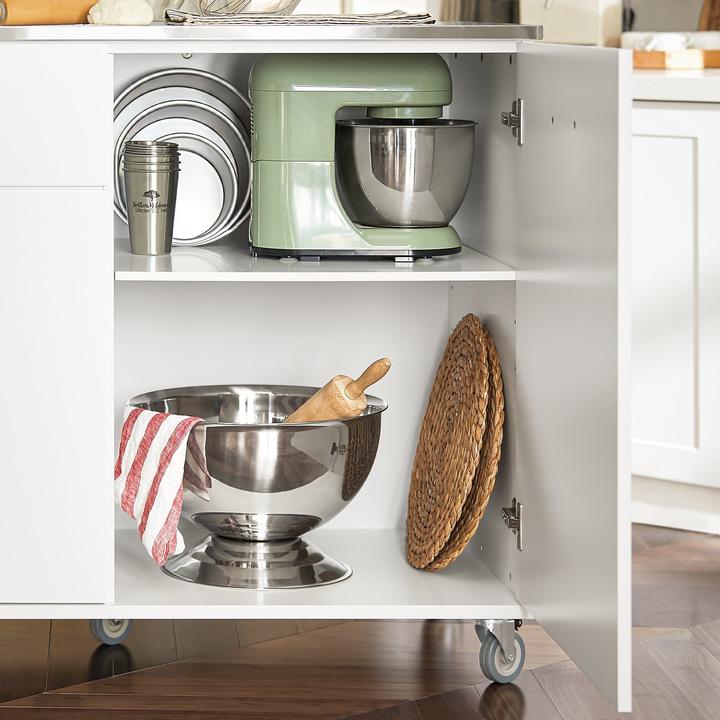 Actual product image SoBuy Kitchen cabinet white