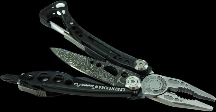 Produktbild Leatherman Skeletool CX Damascus Ninja Edition (7 Funktionen)