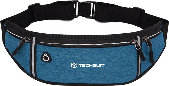 Image du produit Techsuit - Waist Bag (CWB3) - with Belt for Recreational Activity, Fitness - Blue