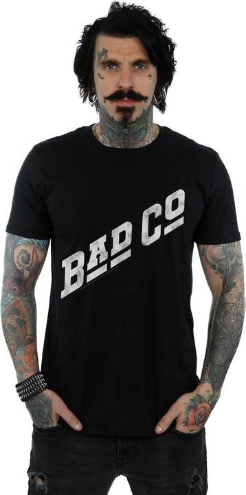 Actual product image Bad Company Mens Distressed Logo T-Shirt (L)