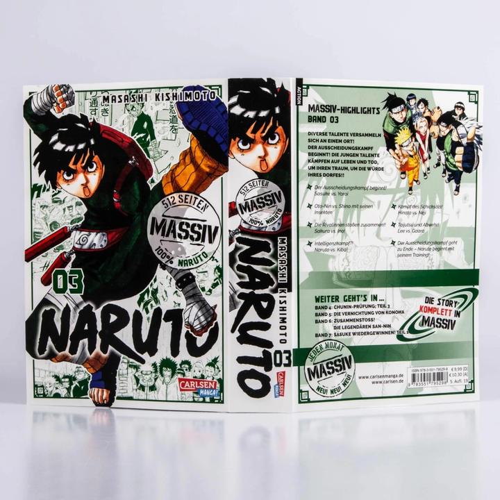 Actual product image NARUTO Massiv 3 (German, Masashi Kishimoto, 2017)