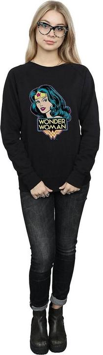 Produktbild Wonder Woman Head Sweatshirt aus Baumwolle (S)