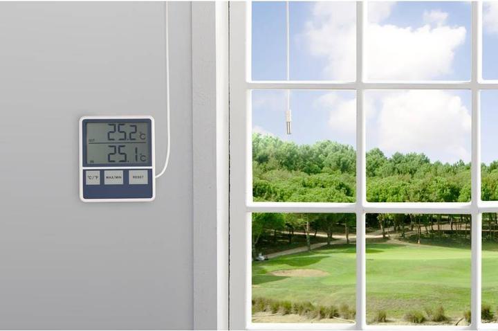 Produktbild No Name Kabelgebundenes Thermometer Weiss