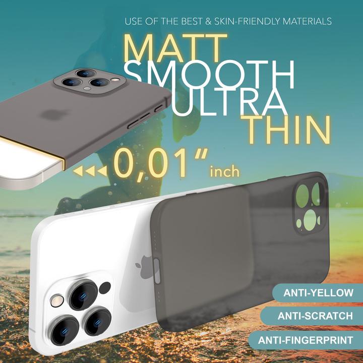Produktbild Nalia Extrem Dünnes 0,3mm Mattes Hardcase (Apple iPhone 16 Pro)