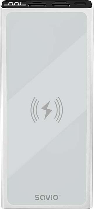 Image du produit Savio Banque d'alimentation 10000 mAh bias BA-06 (10000 mAh, 20 W, 37 Wh)