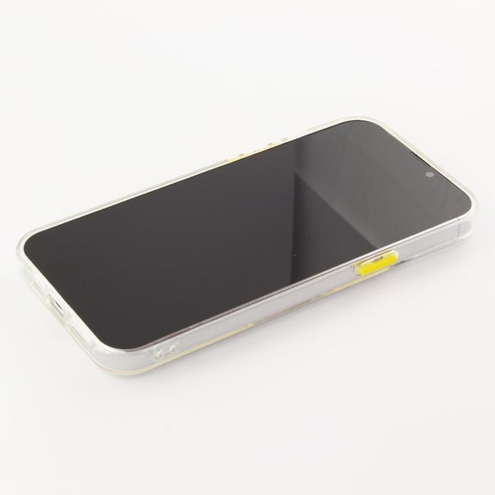 Actual product image PhoneLook Coque Caméra clapet avec anneau jaune (Apple iPhone 14 Pro)