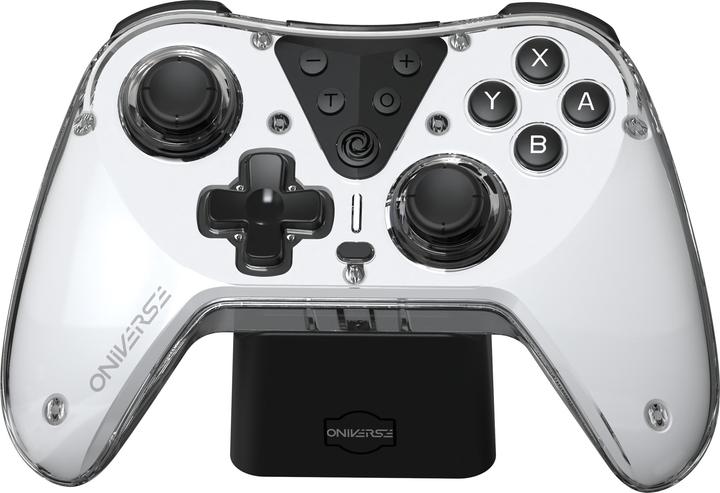 Produktbild Oniverse Nintendo Switch Astralite Controller Wireless Smoked White inkl. Charging Station (Switch)
