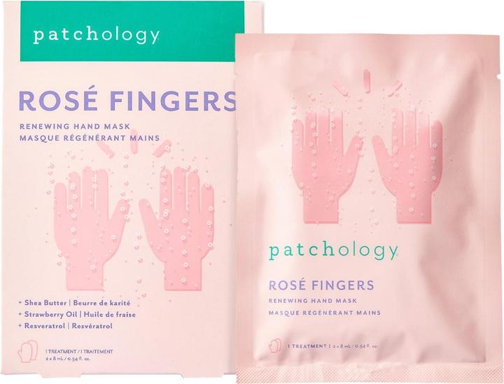 Actual product image Patchology Body - Rosé Hydrating & Anti-Aging Hand Mask